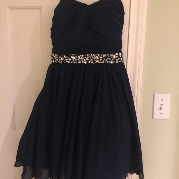 Blue semi dress - Picture 1 of 2